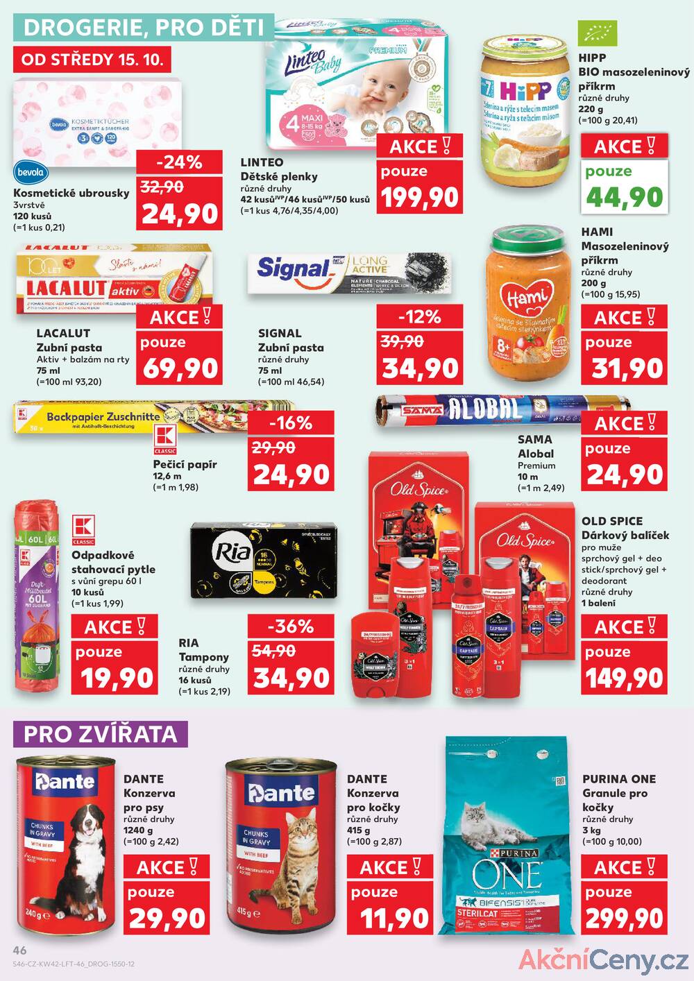 Leták Kaufland - Kaufland 15.10. - 21.10. - Kaufland - Trutnov - strana 46