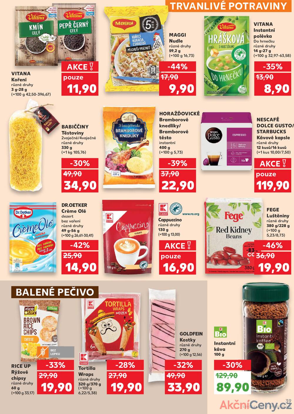 Leták Kaufland - Kaufland 15.10. - 21.10. - Kaufland - Hradec Králové - strana 39