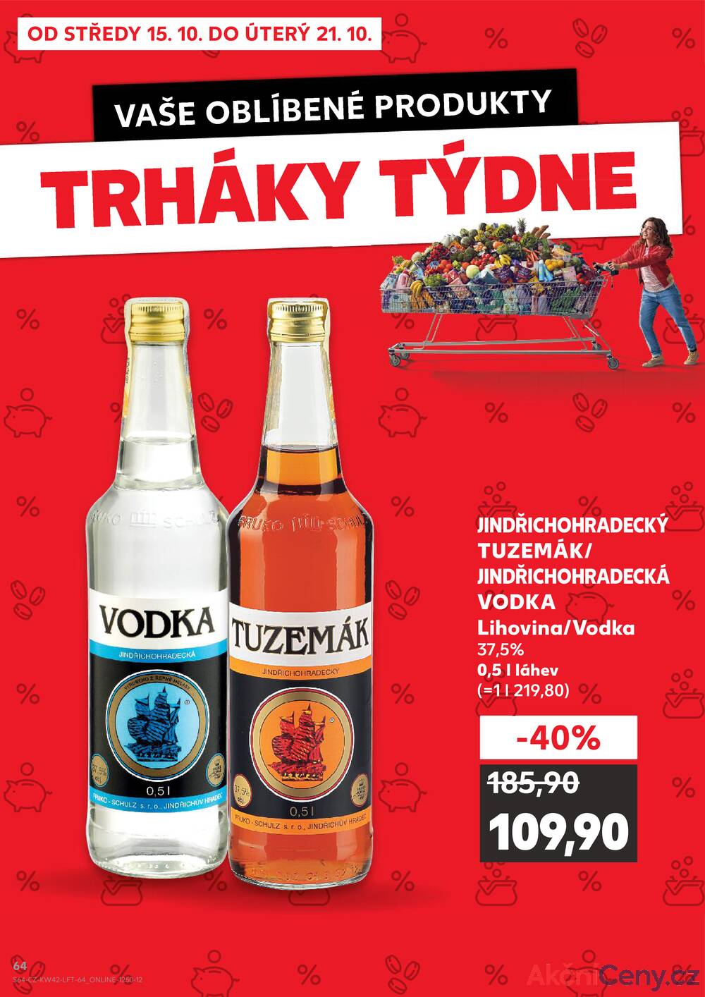 Leták Kaufland - Kaufland 15.10. - 21.10. - Kaufland - Hradec Králové - strana 64