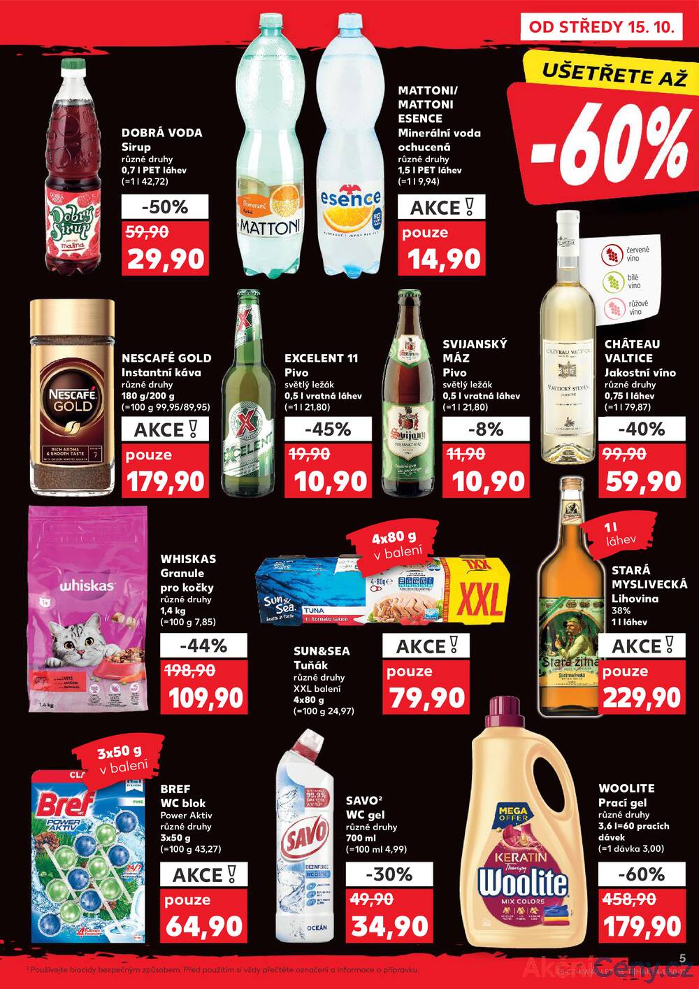 Leták Kaufland - Kaufland 15.10. - 21.10. - Kaufland - Příbram - strana 5
