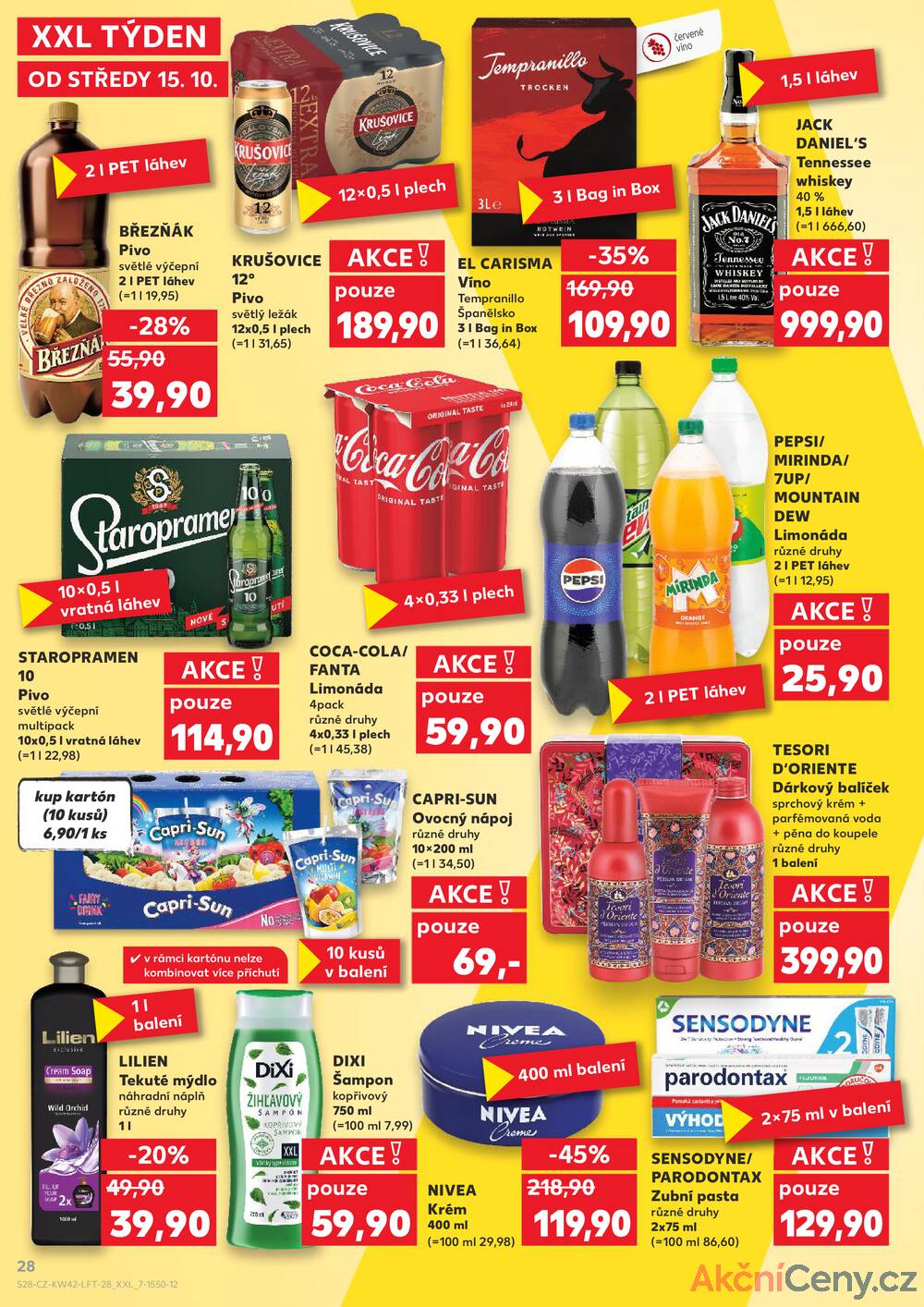 Leták Kaufland - Kaufland 15.10. - 21.10. - Kaufland - Příbram - strana 28