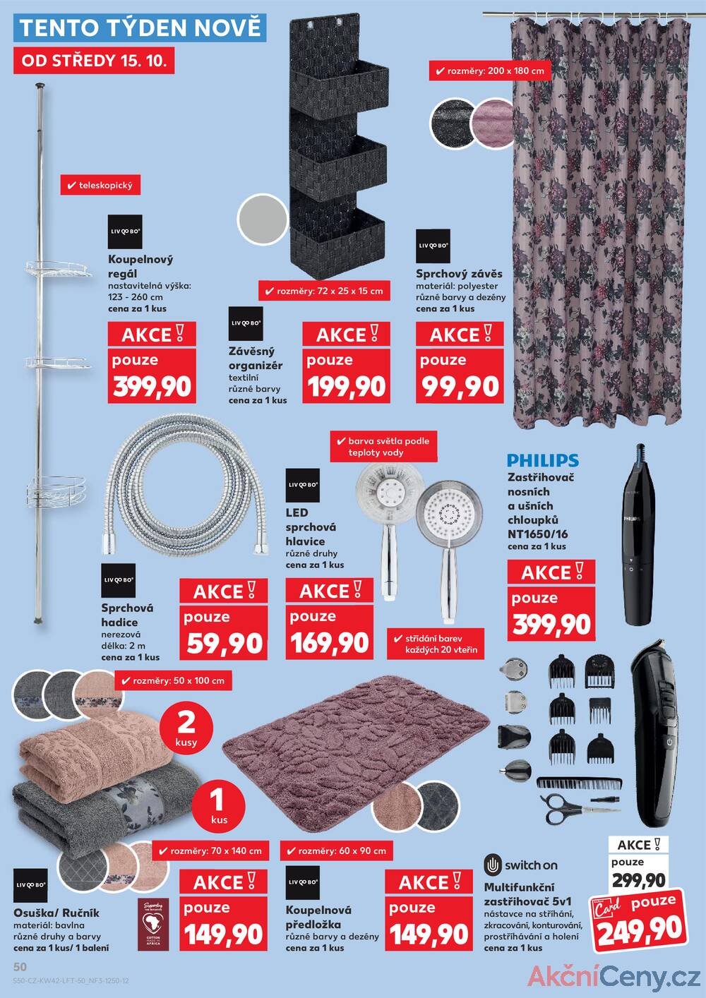 Leták Kaufland - Kaufland 15.10. - 21.10. - Kaufland - Příbram - strana 50