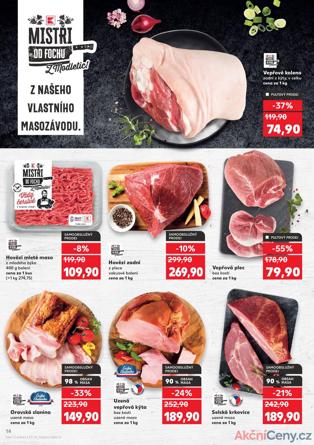 Leták Kaufland - Kaufland 15.10. - 21.10. - Kaufland - Třinec - Lyžbice - strana 14