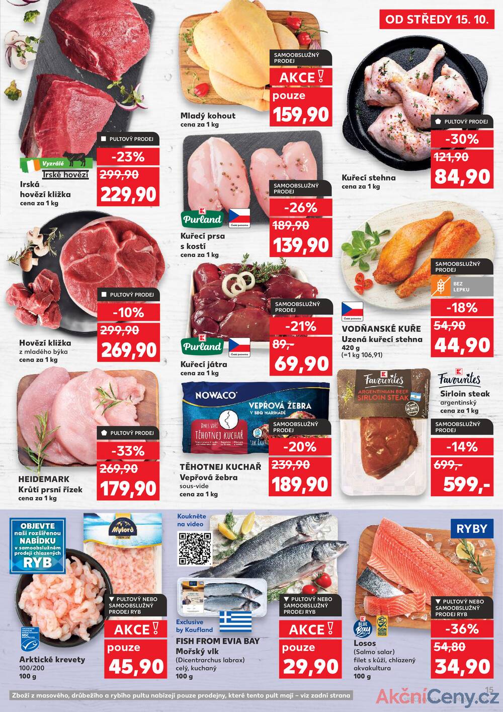 Leták Kaufland - Kaufland 15.10. - 21.10. - Kaufland - Třinec - Lyžbice - strana 15