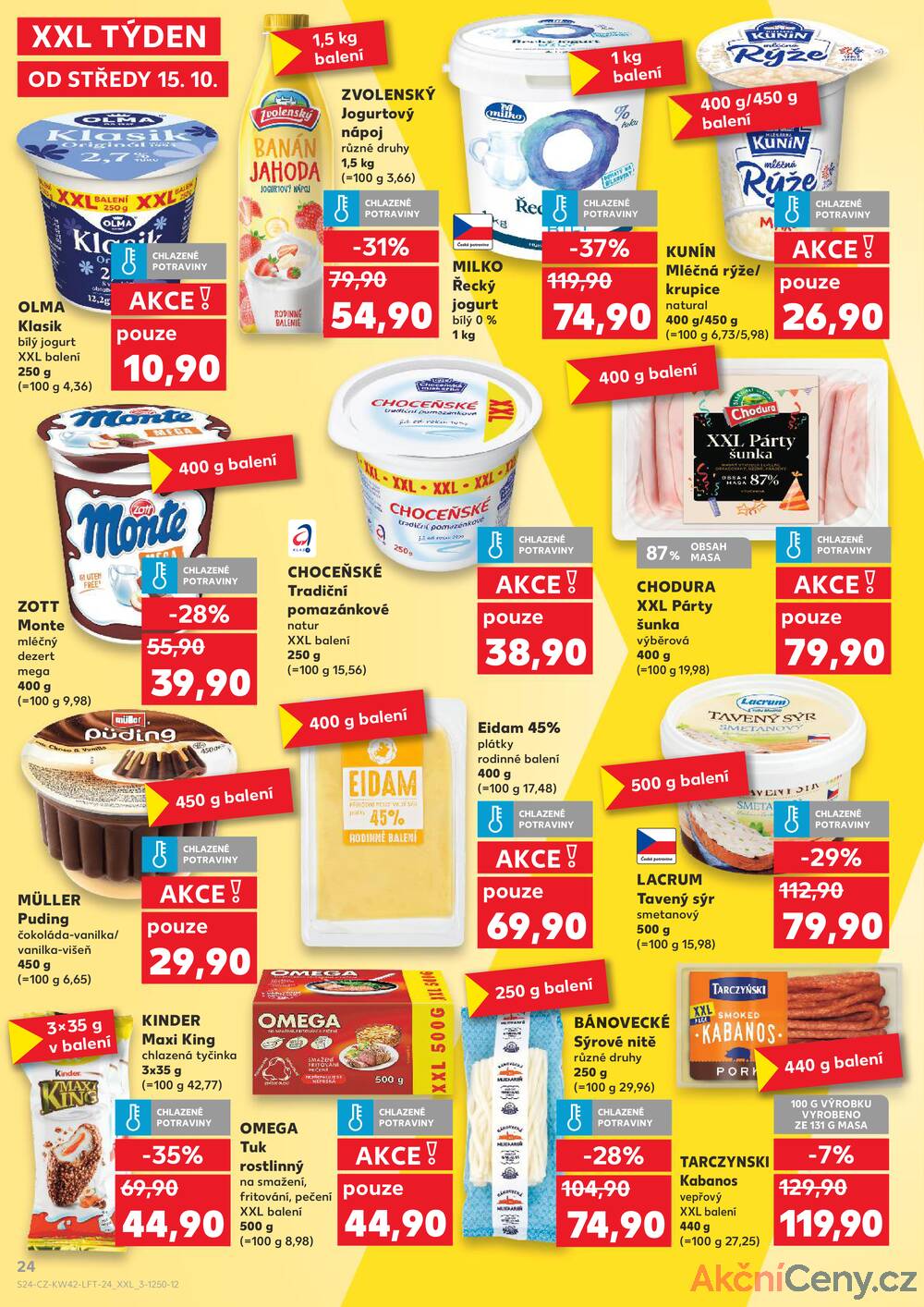 Leták Kaufland - Kaufland 15.10. - 21.10. - Kaufland - Třinec - Lyžbice - strana 24