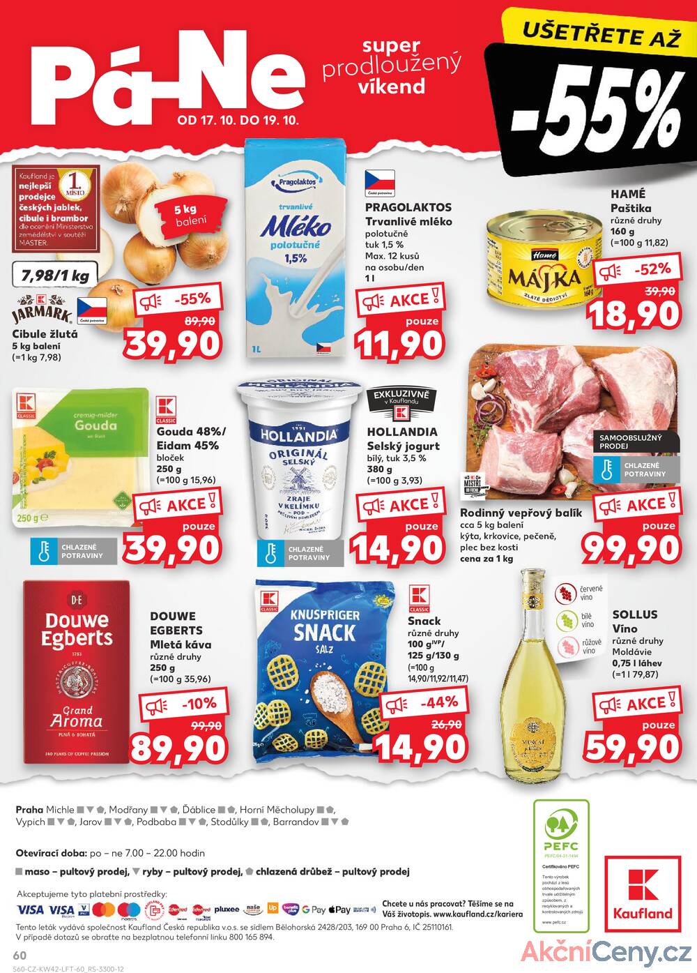 Leták Kaufland - Kaufland 15.10. - 21.10. - Kaufland - Praha 12 (Modřany) - strana 60