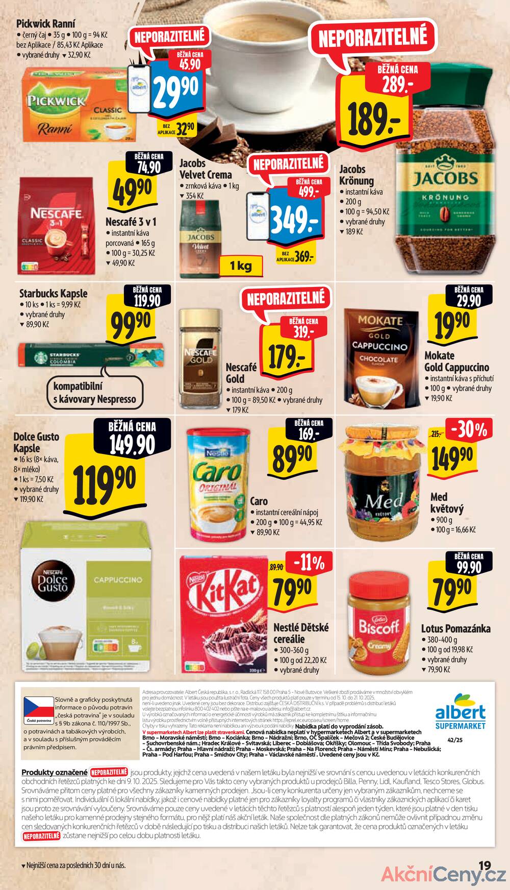 Leták Albert - Albert Supermarket od 15.10. do 21.10.2025 - strana 23 Leták Albert - Albert Supermarket od 15.10. do 21.10.2025 - strana 23