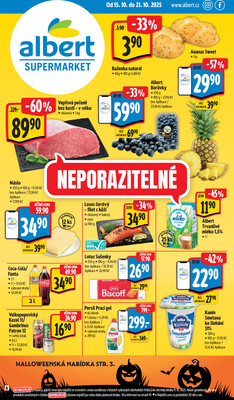 Leták Albert Supermarket od 15.10. do 21.10.2025