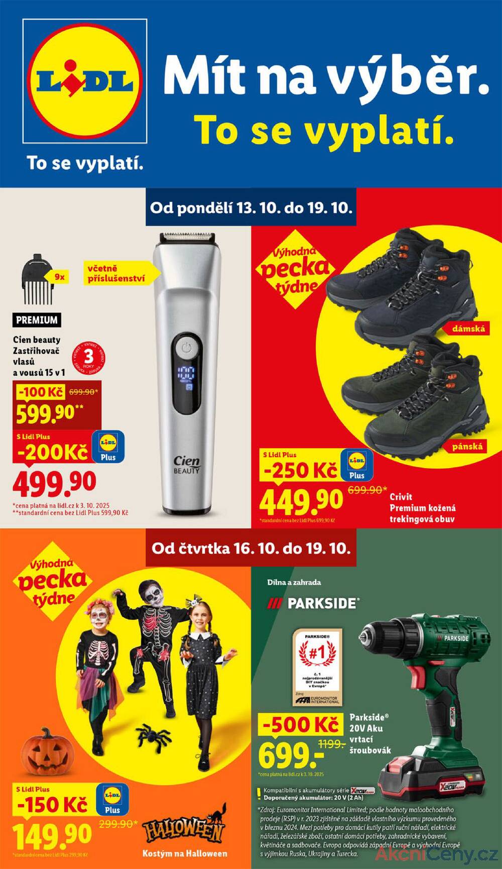 Leták Lidl - Lidl Spotřební zboží 13.10. - 19.10. - strana 1