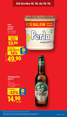 Lidl Čtvrtek od 16.10. do 19.10.2025
