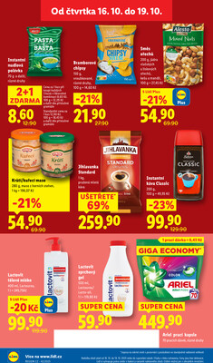 Lidl Čtvrtek od 16.10. do 19.10.2025