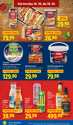 Lidl Čtvrtek od 16.10. do 19.10.2025