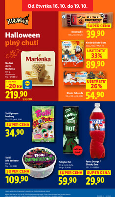 Lidl Čtvrtek od 16.10. do 19.10.2025