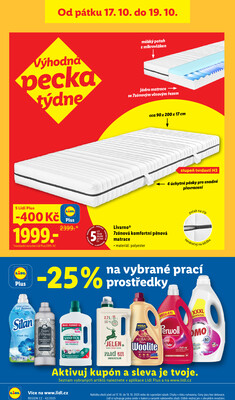 Lidl Čtvrtek od 16.10. do 19.10.2025