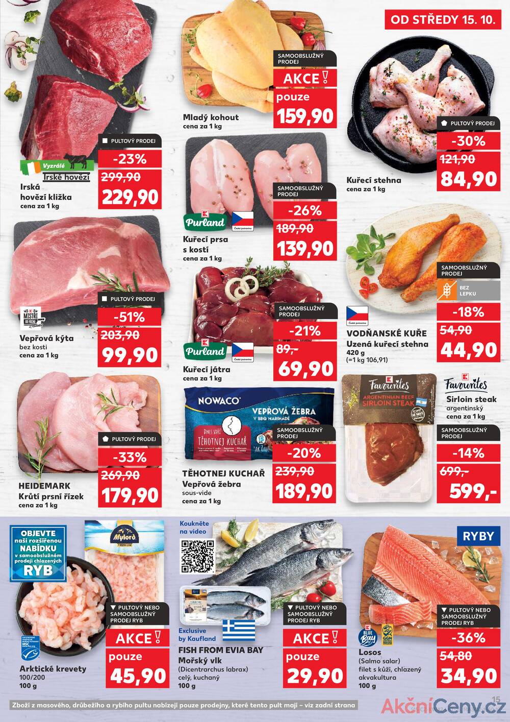 Leták Kaufland - Kaufland 15.10. - 21.10. - Kaufland Moravská Třebová - strana 15