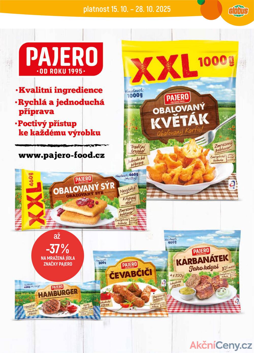 Leták Globus - Akční leták Globus 15.10. - 21.10.2025 - Globus Jenišov u Karlových Varů - strana 4