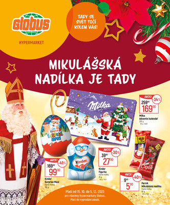 Leták Akční leták Globus 15.10. - 5.12.2025 - Globus Liberec