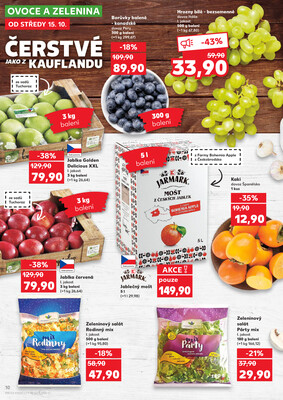 Kaufland 15.10. - 21.10. - Kaufland - Šternberk