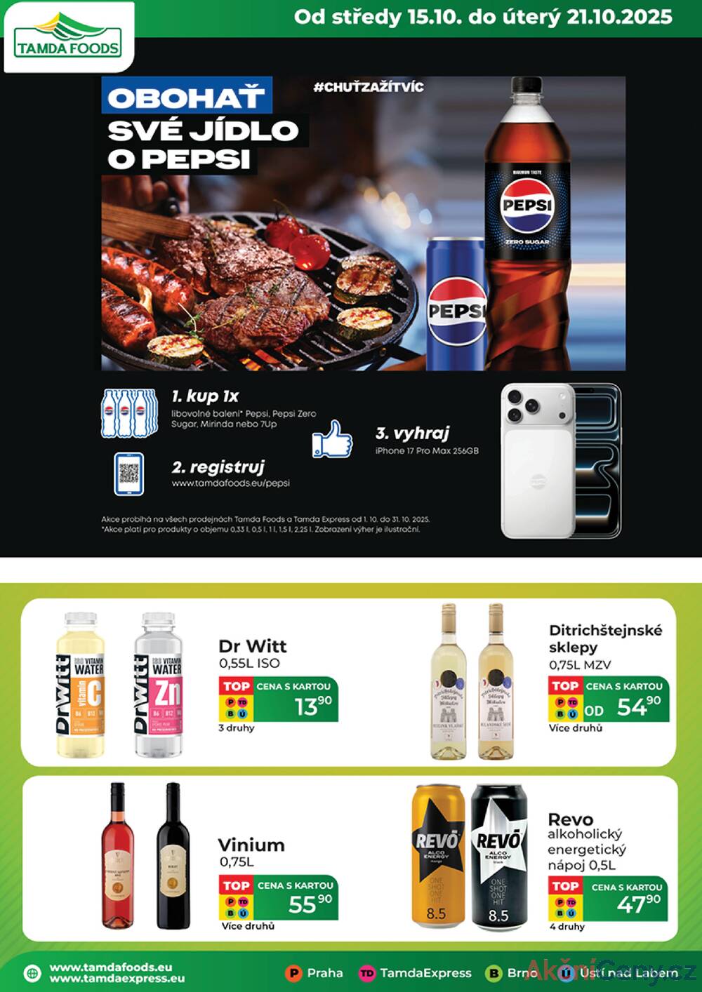 Leták Tamda Foods - Tamda Foods od 15.10. do 21.10.2025 - strana 1