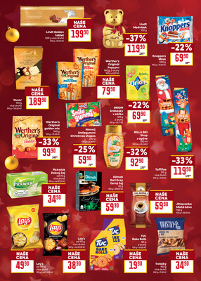 Billa katalog Vánoce od 22.10. do 11.11.2025