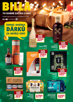 Leták Billa katalog Vánoce II. od 22.10. do 31.12.2025