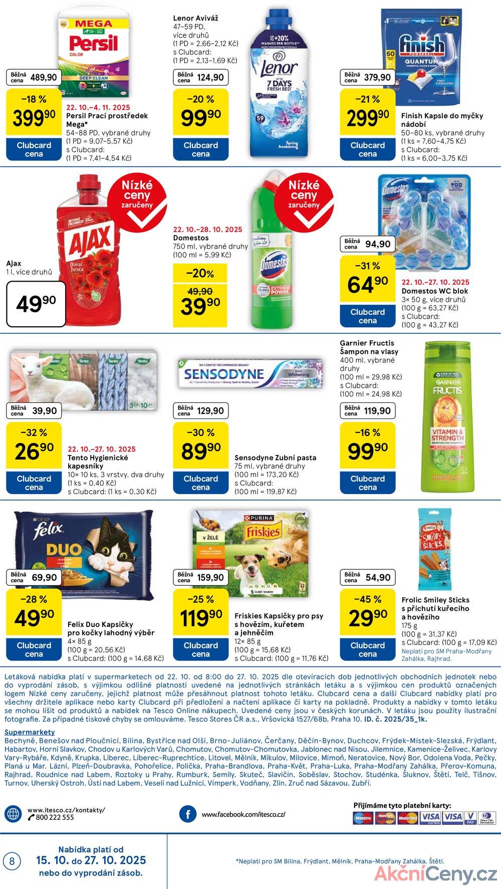 Leták Tesco - Tesco supermarkety od 22.10. do 28.10.2025 - strana 8 Leták Tesco - Tesco supermarkety od 22.10. do 28.10.2025 - strana 8