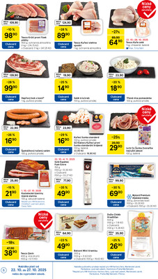 Tesco malé hypermarkety od 22.10. do 28.10.2025