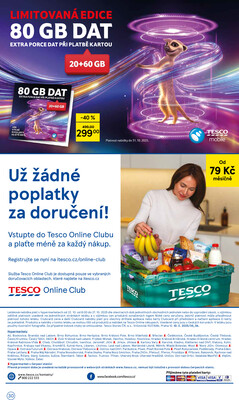 Tesco malé hypermarkety od 22.10. do 28.10.2025