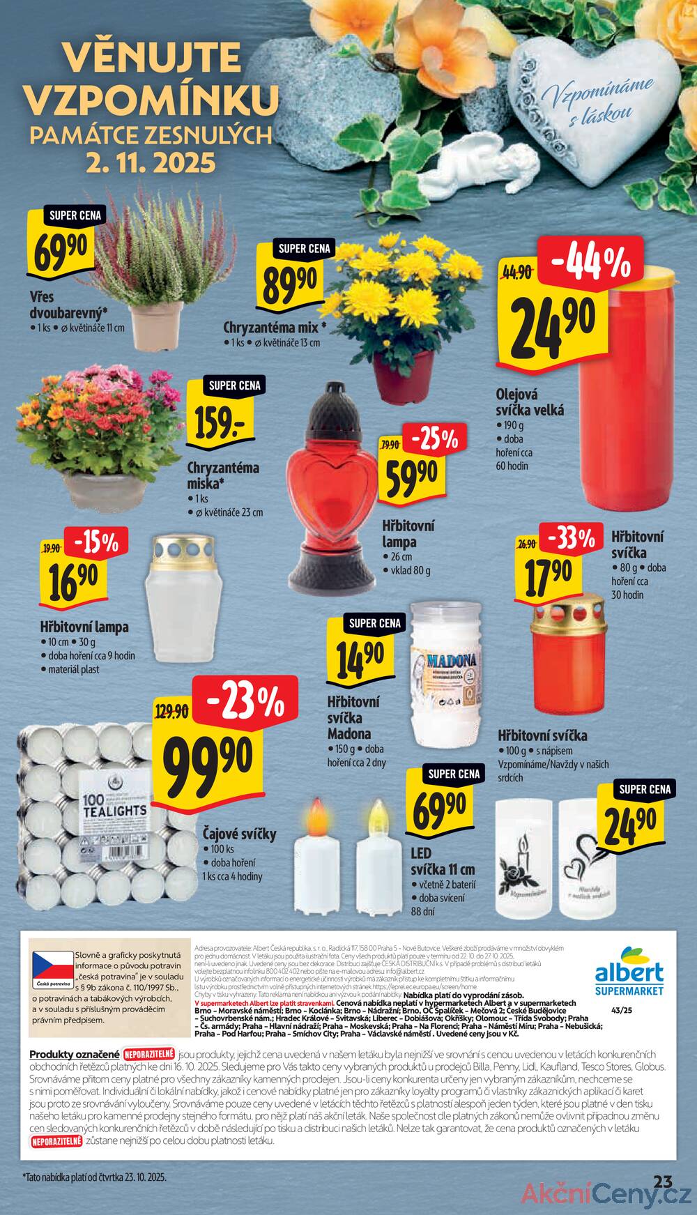 Leták Albert - Albert Supermarket Jihomoravský od 22.10. do 27.10.2025 - strana 33