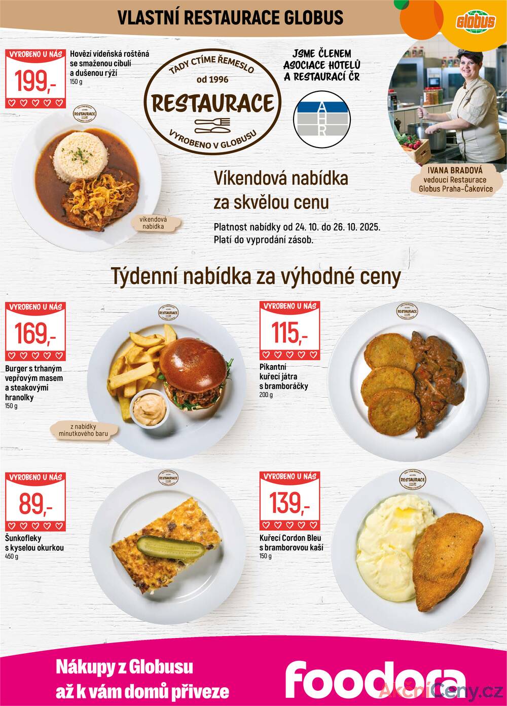 Leták Globus - Akční leták Globus 22.10. - 27.10.2025 - Globus Praha - Čakovice - strana 8