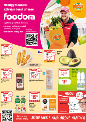 Akční leták Globus 22.10. - 27.10.2025 - Globus Praha - Čakovice