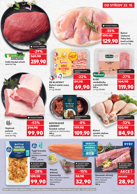 Kaufland 22.10. - 27.10. - Kaufland - Prachatice