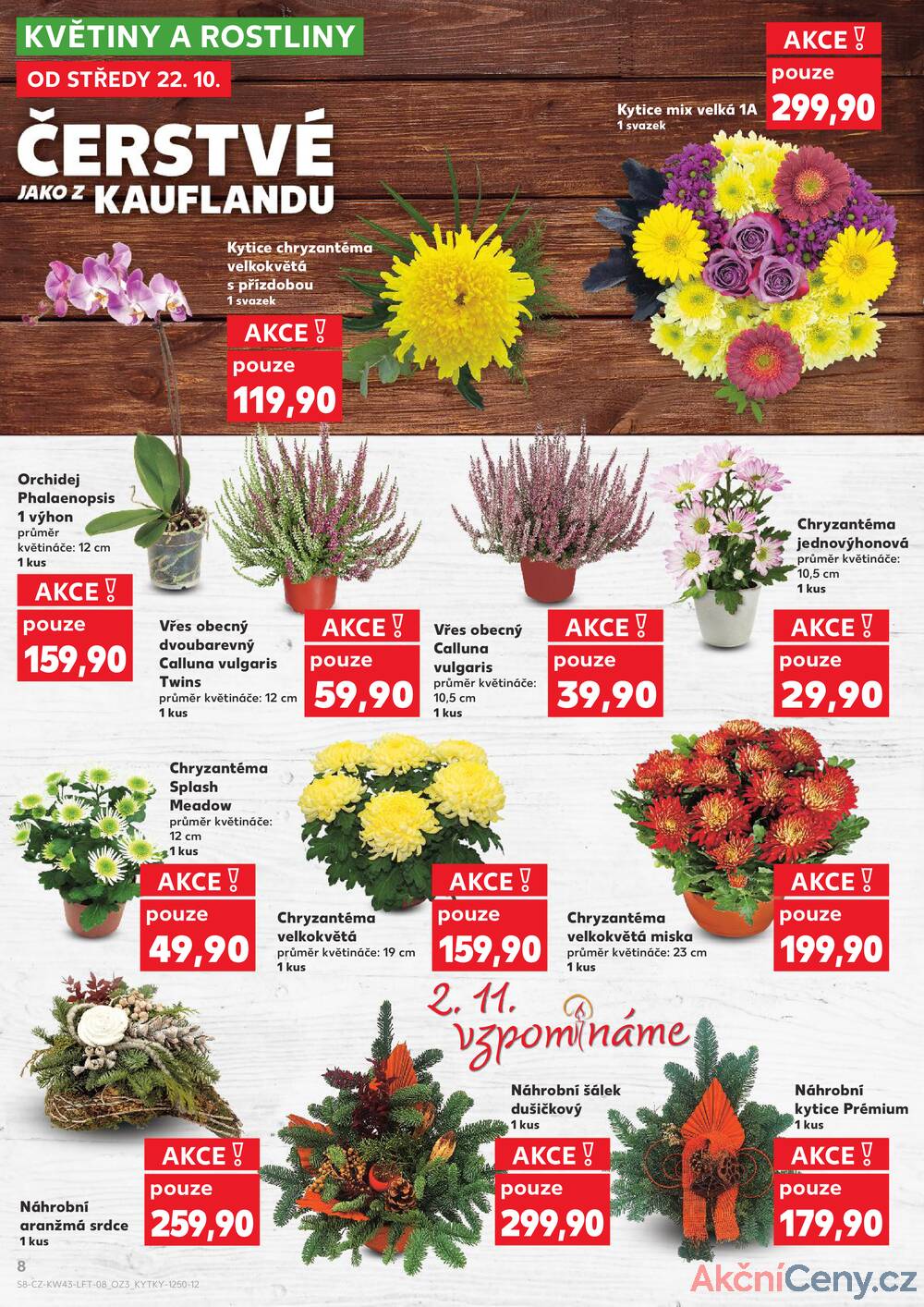 Leták Kaufland - Kaufland 22.10. - 27.10. - Kaufland - Prostějov (Okružní ulice) - strana 8