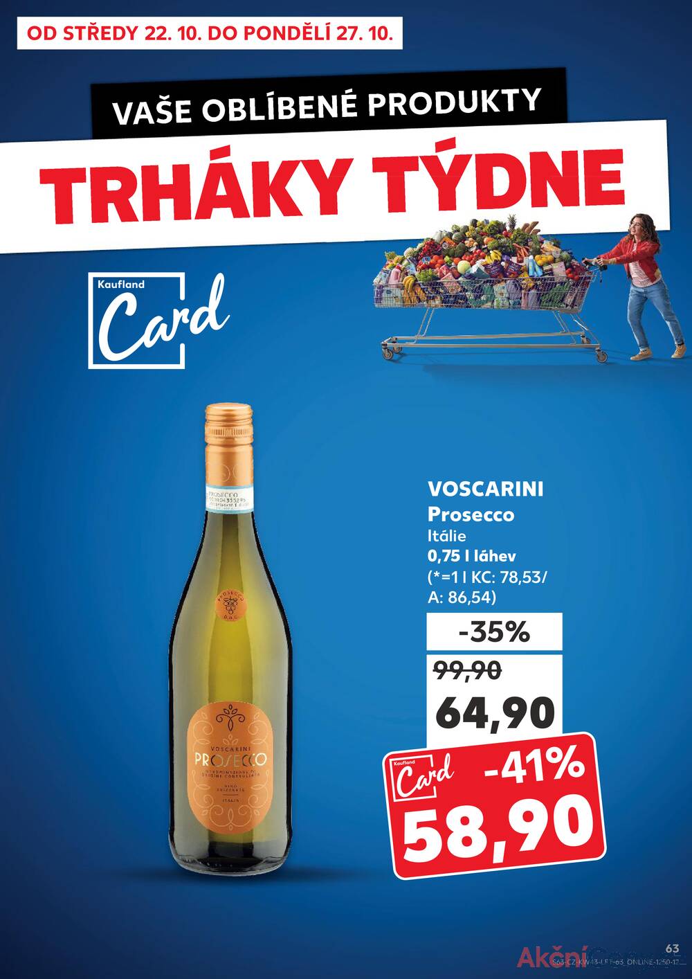 Leták Kaufland - Kaufland 22.10. - 27.10. - Kaufland - Boskovice - strana 63
