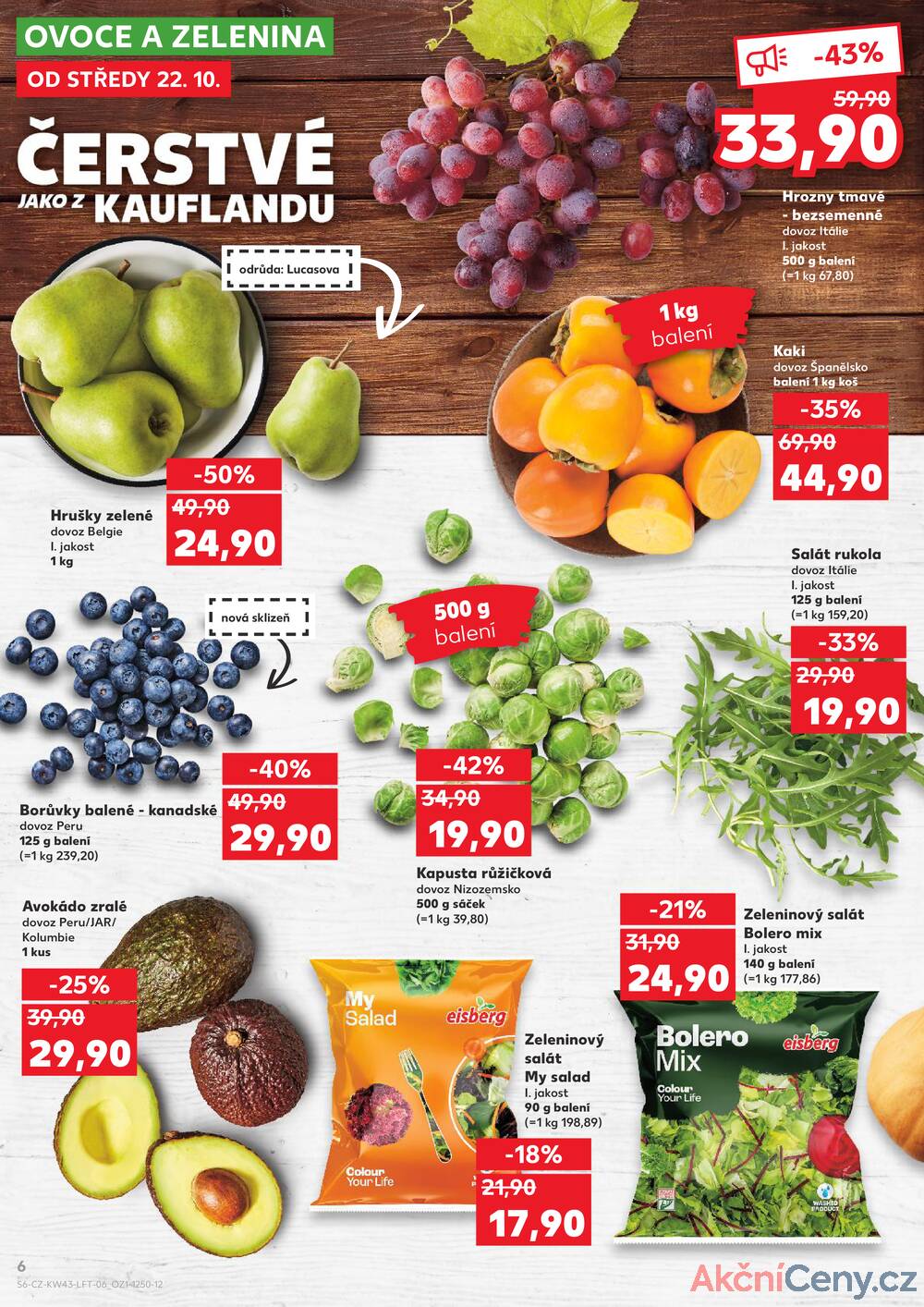 Leták Kaufland - Kaufland 22.10. - 27.10. - Kaufland - Český Krumlov - strana 6