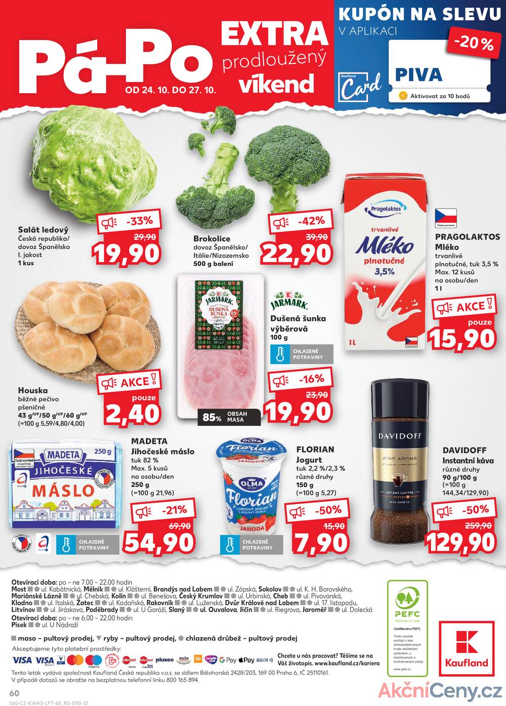 Leták Kaufland - Kaufland 22.10. - 27.10. - Kaufland - Český Krumlov - strana 60