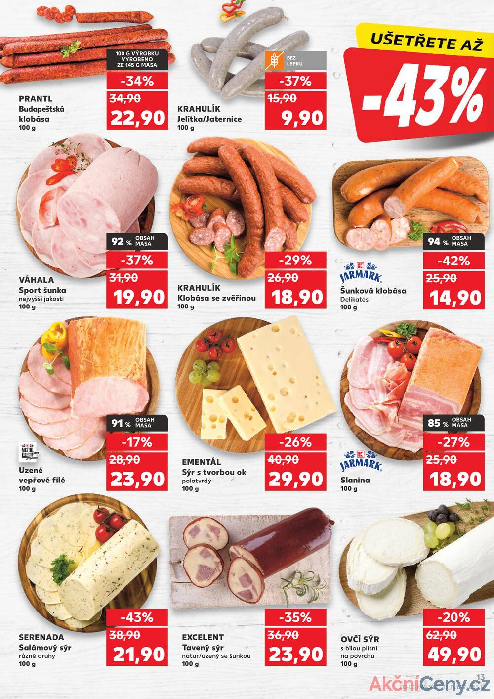 Leták Kaufland - Kaufland 22.10. - 27.10. - Kaufland - Hustopeče (Brněnská) - strana 13