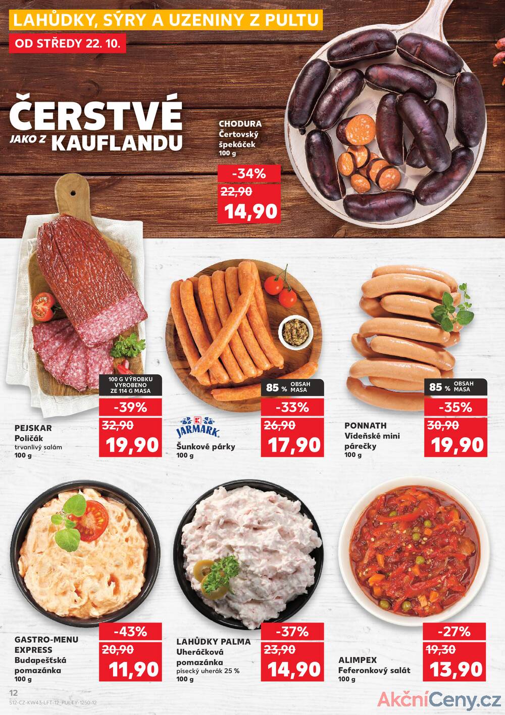 Leták Kaufland - Kaufland 22.10. - 27.10. - Kaufland - Přerov Lýsky - strana 12