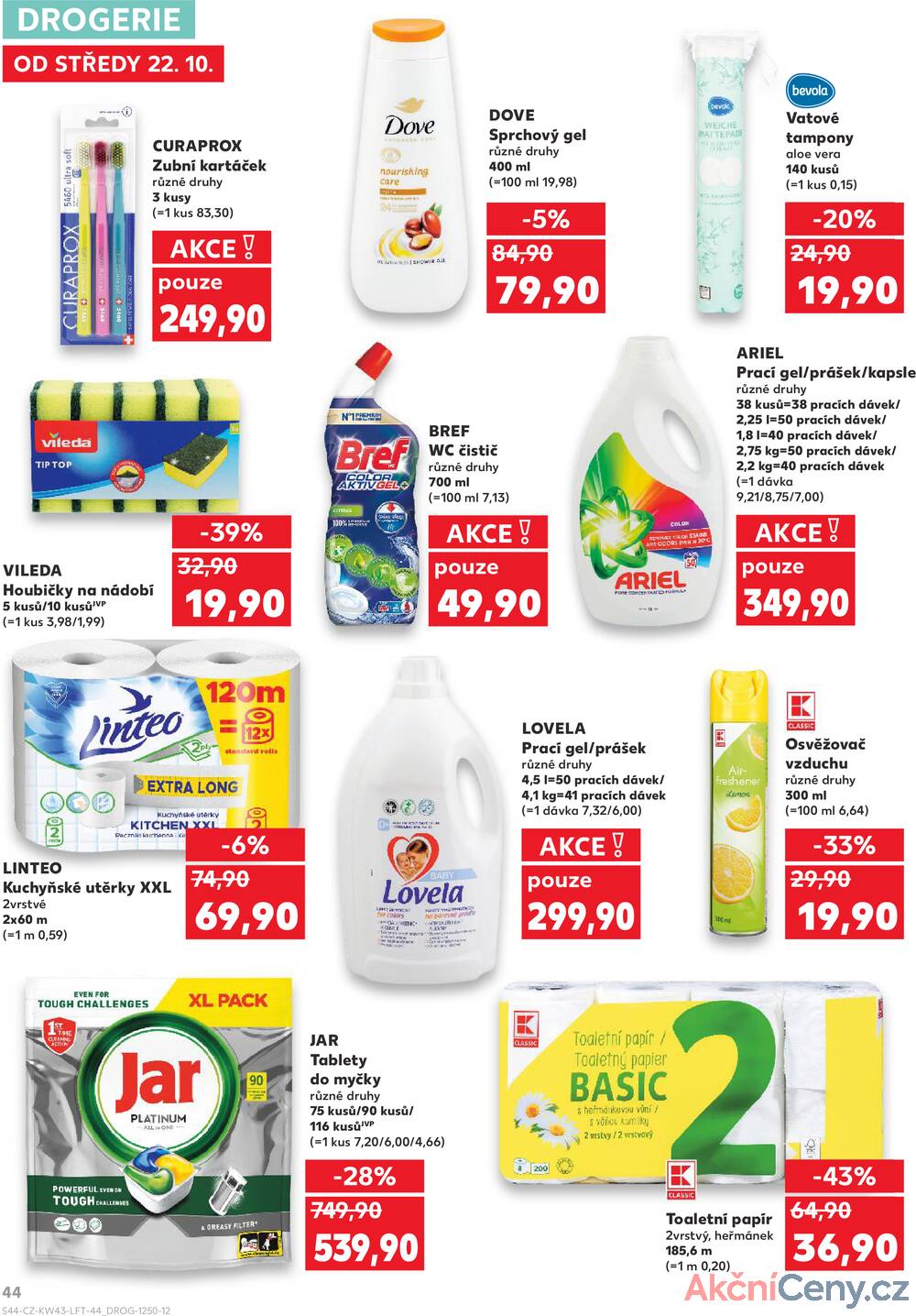 Leták Kaufland - Kaufland 22.10. - 27.10. - Kaufland - Brno - Židenice - strana 44