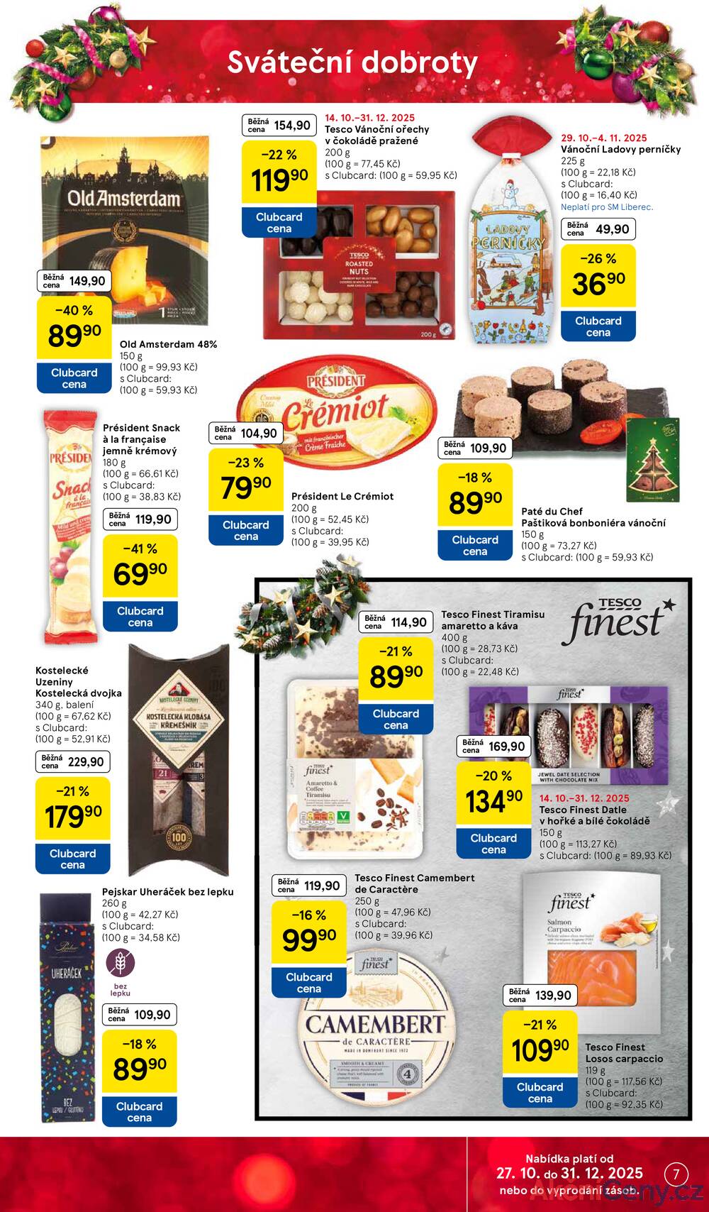 Leták Tesco - Tesco supermarkety od 29.10. do 4.11.2025 - strana 7 Leták Tesco - Tesco supermarkety od 29.10. do 4.11.2025 - strana 7