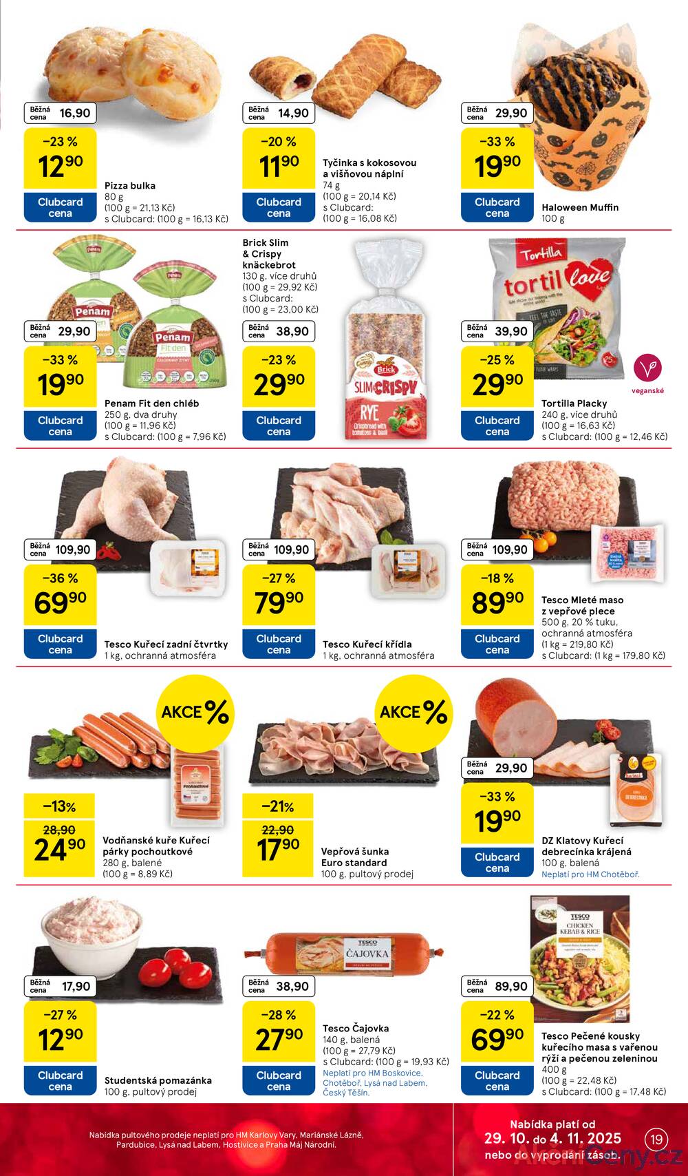 Leták Tesco
		  platný do 4.11.2025 - strana 19