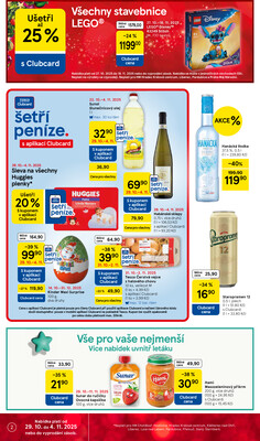 Tesco malé hypermarkety od 29.10. do 4.11.2025