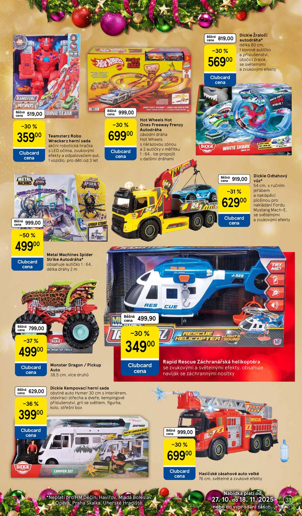 Leták Tesco
platný do 17.11.2025 - strana 31