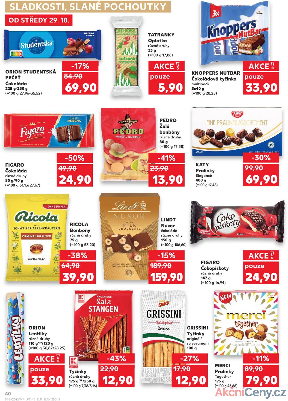 Leták Kaufland - Kaufland 28.10. - 4.11. - Kaufland - Otrokovice - strana 40 Leták Kaufland - Kaufland 28.10. - 4.11. - Kaufland - Otrokovice - strana 40