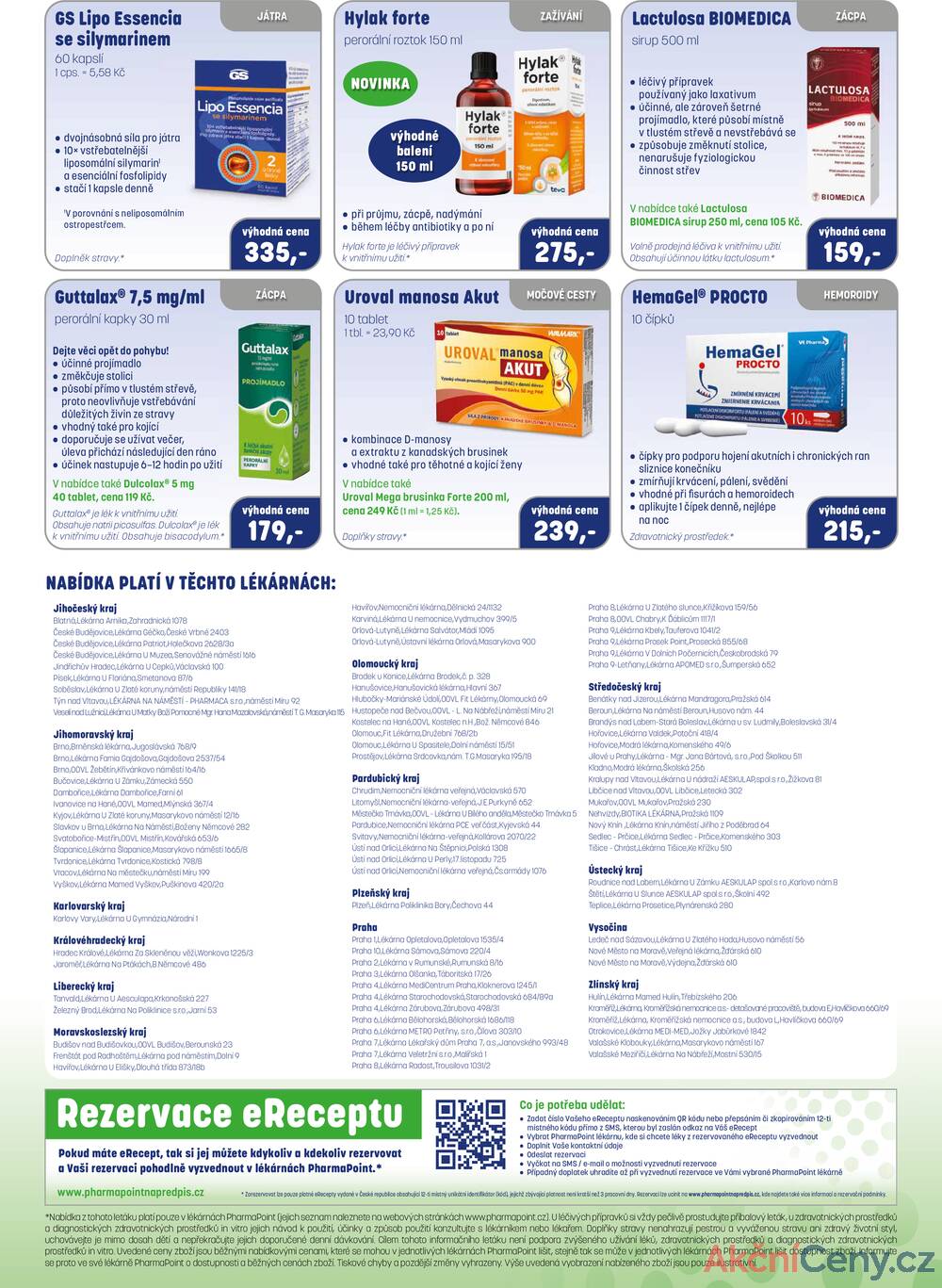 Leták PharmaPoint
platný do 30.11.2025 - strana 6