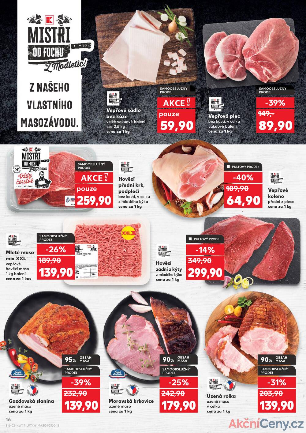 Leták Kaufland - Kaufland 28.10. - 4.11. - Kaufland - Havířov (U Stadionu) - strana 16
