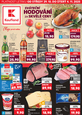 Leták Kaufland 28.10. - 4.11. - Kaufland - Havlíčkův Brod