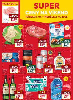 Billa  od 29.10. do 4.11.2025