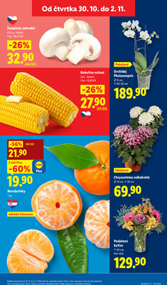Lidl Čtvrtek od 30.10. do 2.11.2025