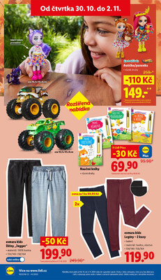 Lidl Čtvrtek od 30.10. do 2.11.2025